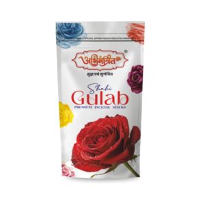 Abhimantrit gulab incense sticks with soft rose floral fragrance
