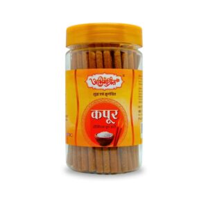 Abhimantrit kapoor dhoop sticks with pure camphor fragrance for puja