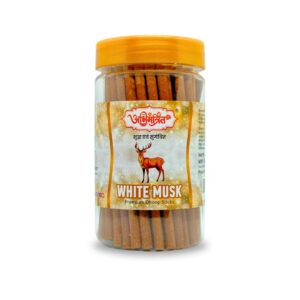 Abhimantrit white musk dhoop sticks with soft and elegant fragrance